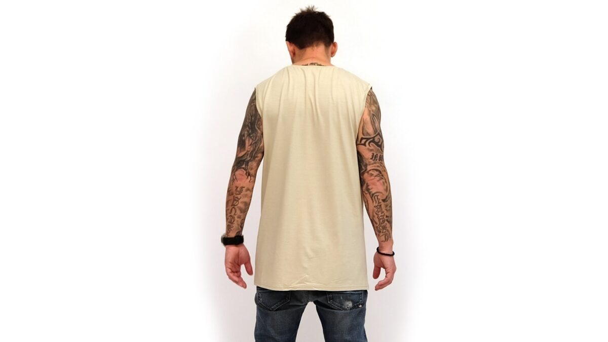 chuck faceoff man sleeveless deepstreet beige 4