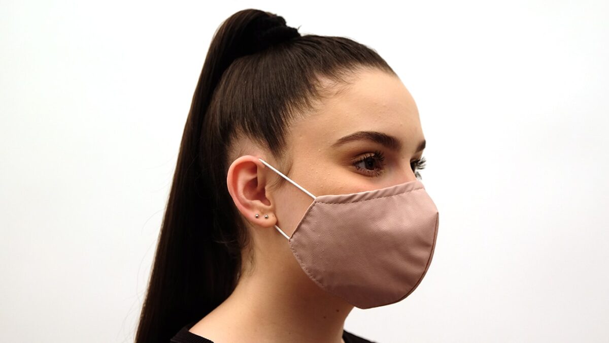 woman design mask powder cone 2