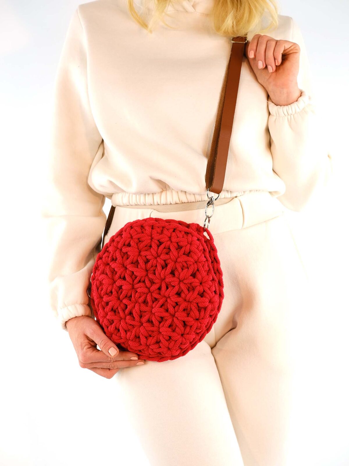 crossbody bag red