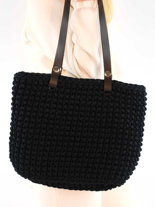 shopping bag black