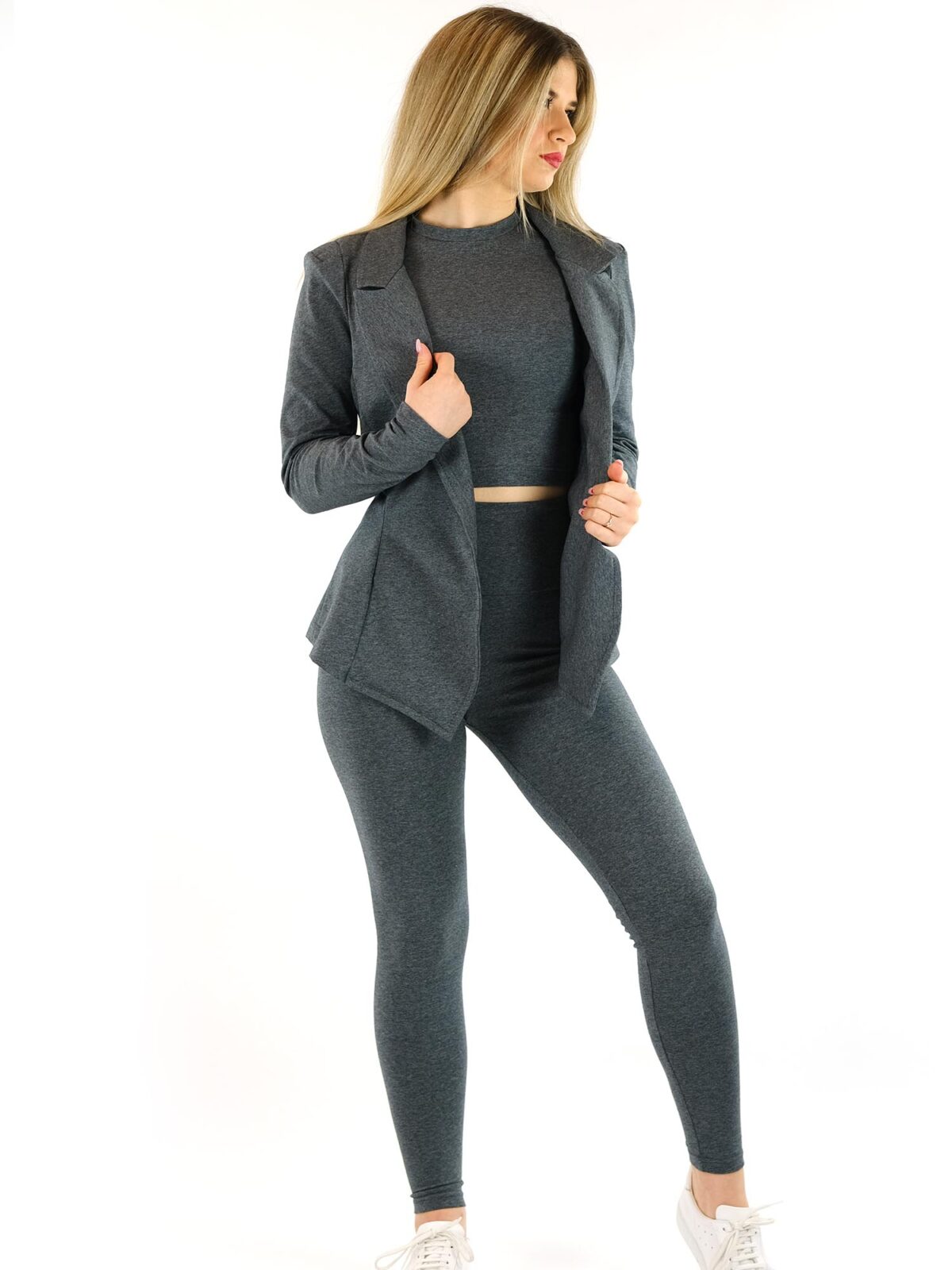 faceoff women set business gray